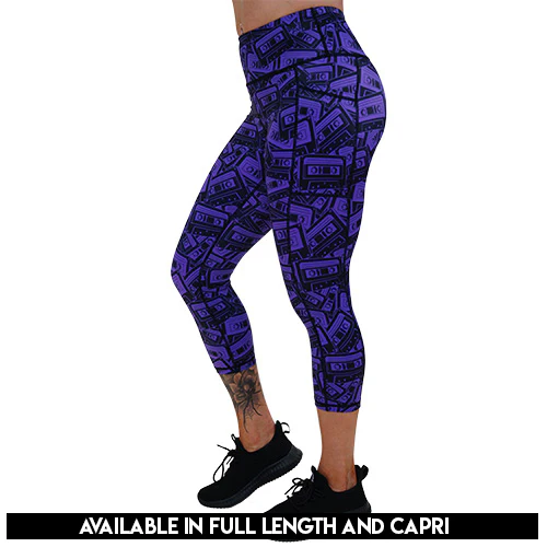 80s Mixtape Leggings - Image 3