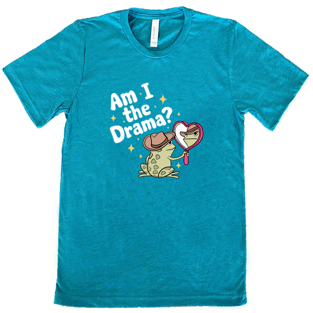 Am I The Drama Frog Shirt Unisex - Image 11
