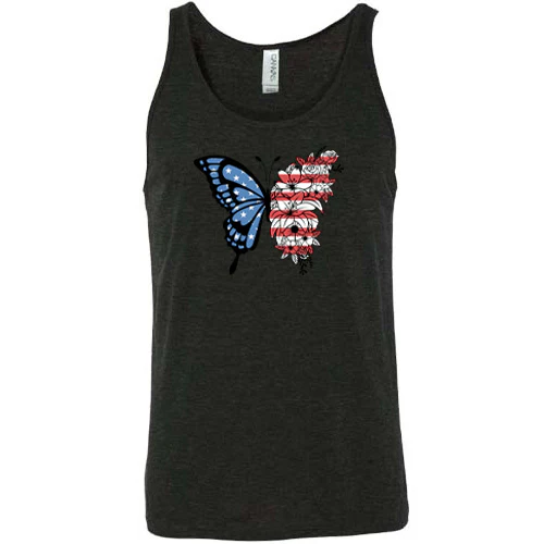 American Flag Butterfly Shirt Unisex - Image 8