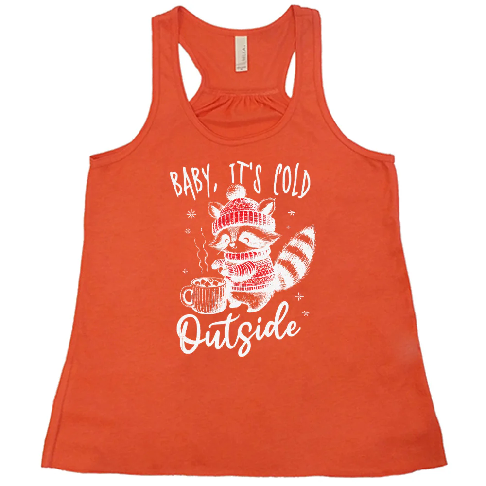 Baby It's Cold Outside Raccoon Shirt - Image 6