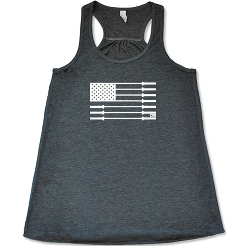 Barbell American Flag Shirt - Image 2