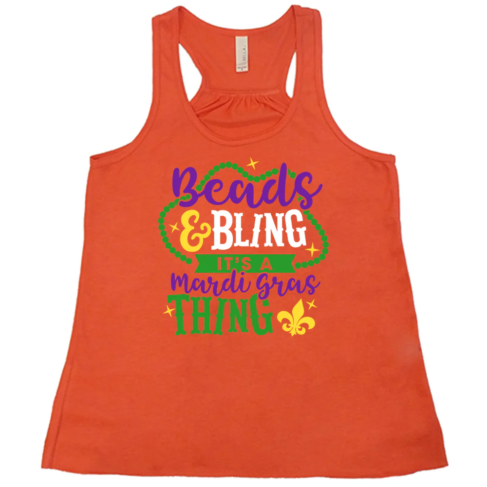 Beads & Bling It's A Mardi Gras Thing Shirt - Image 4