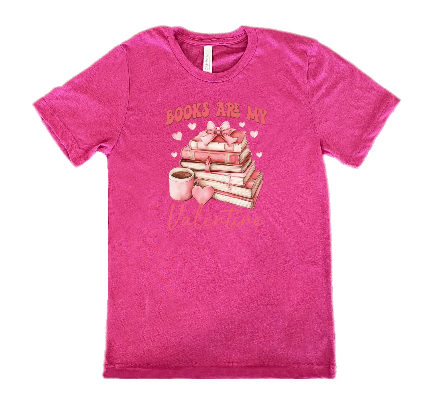 Books Are My Valentine Shirt Unisex - Image 12