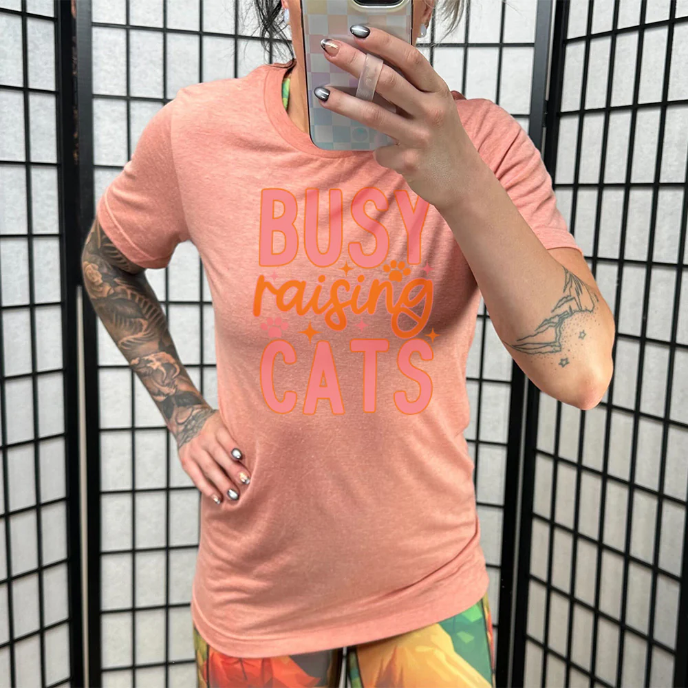Busy Raising Cats Shirt Unisex - Image 11