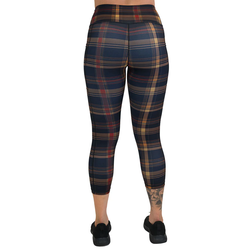 Campfire Plaid Leggings - Image 4