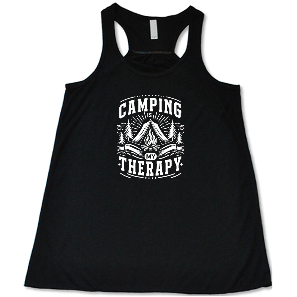 Camping Is My Therapy Shirt
