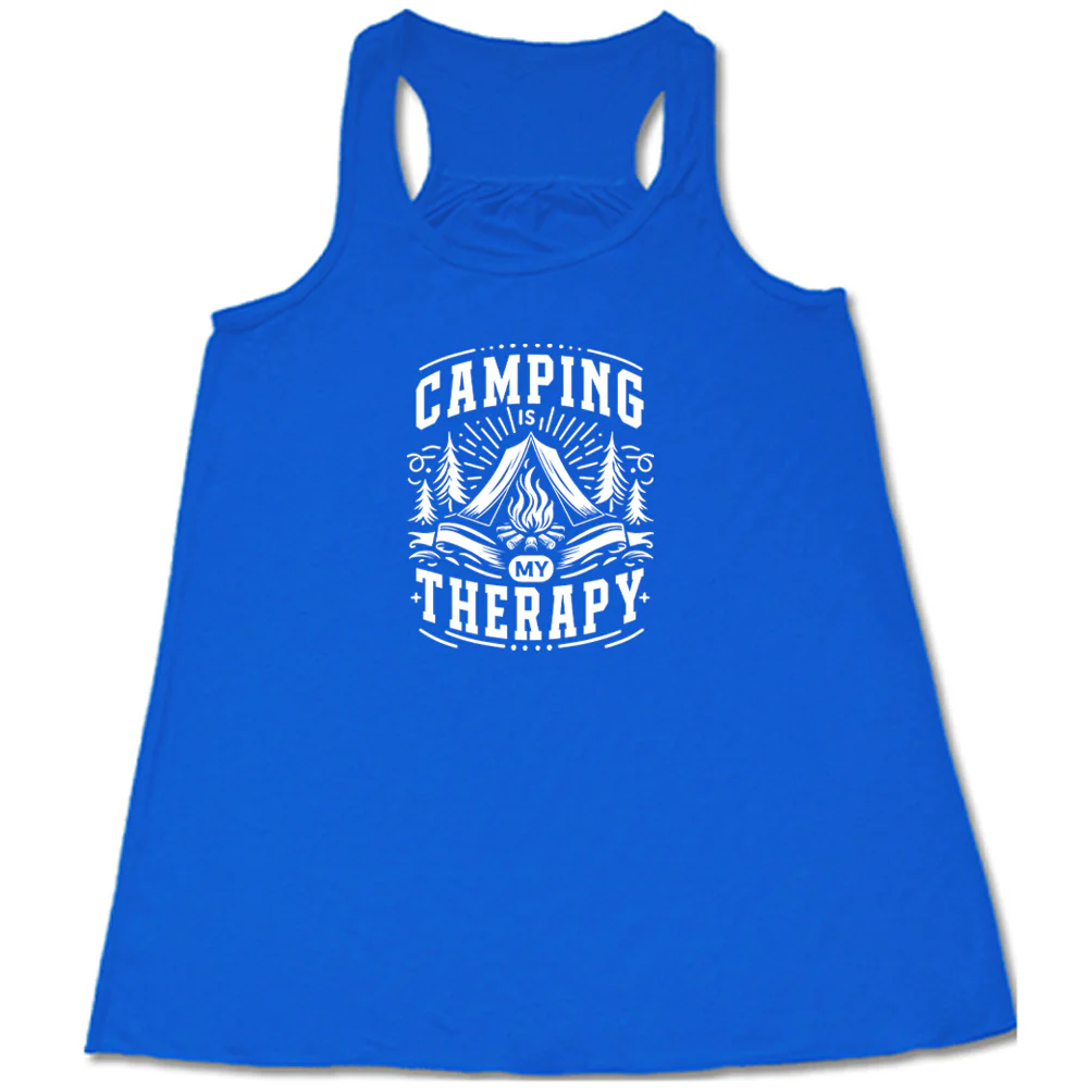 Camping Is My Therapy Shirt - Image 3
