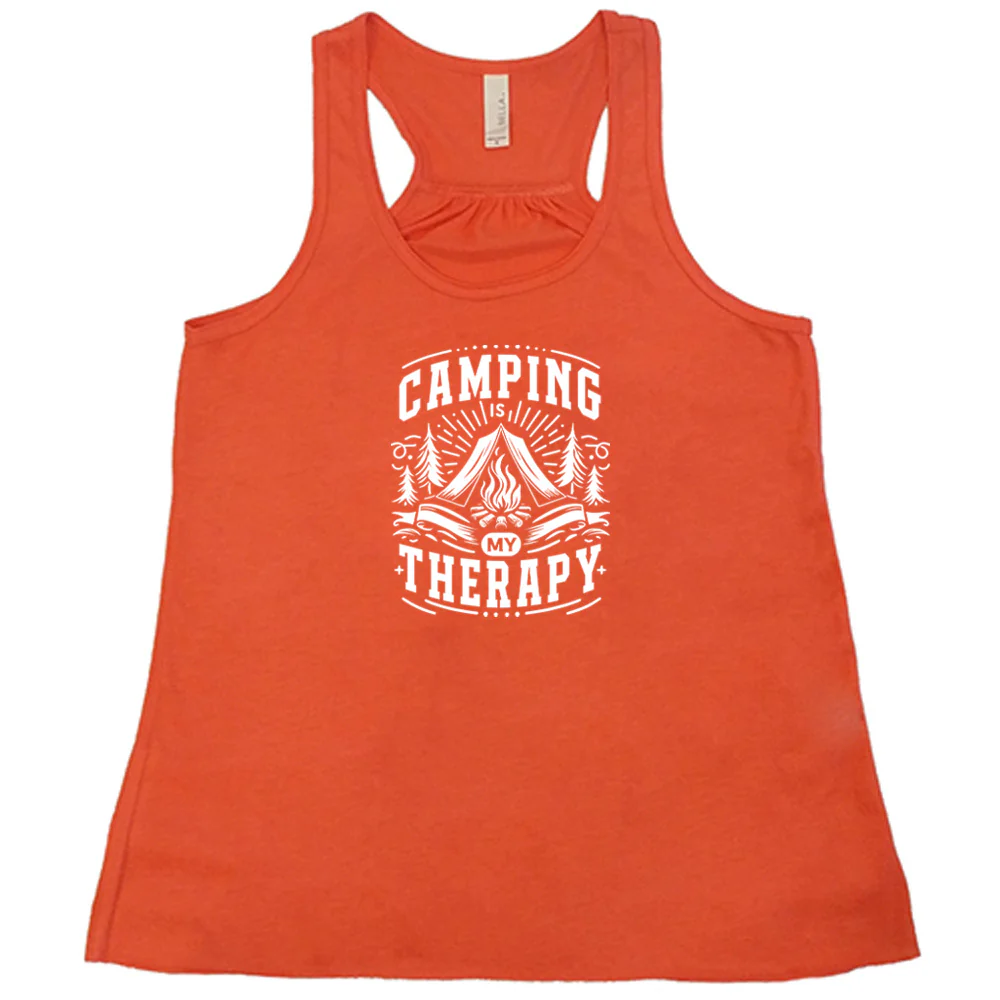 Camping Is My Therapy Shirt - Image 4