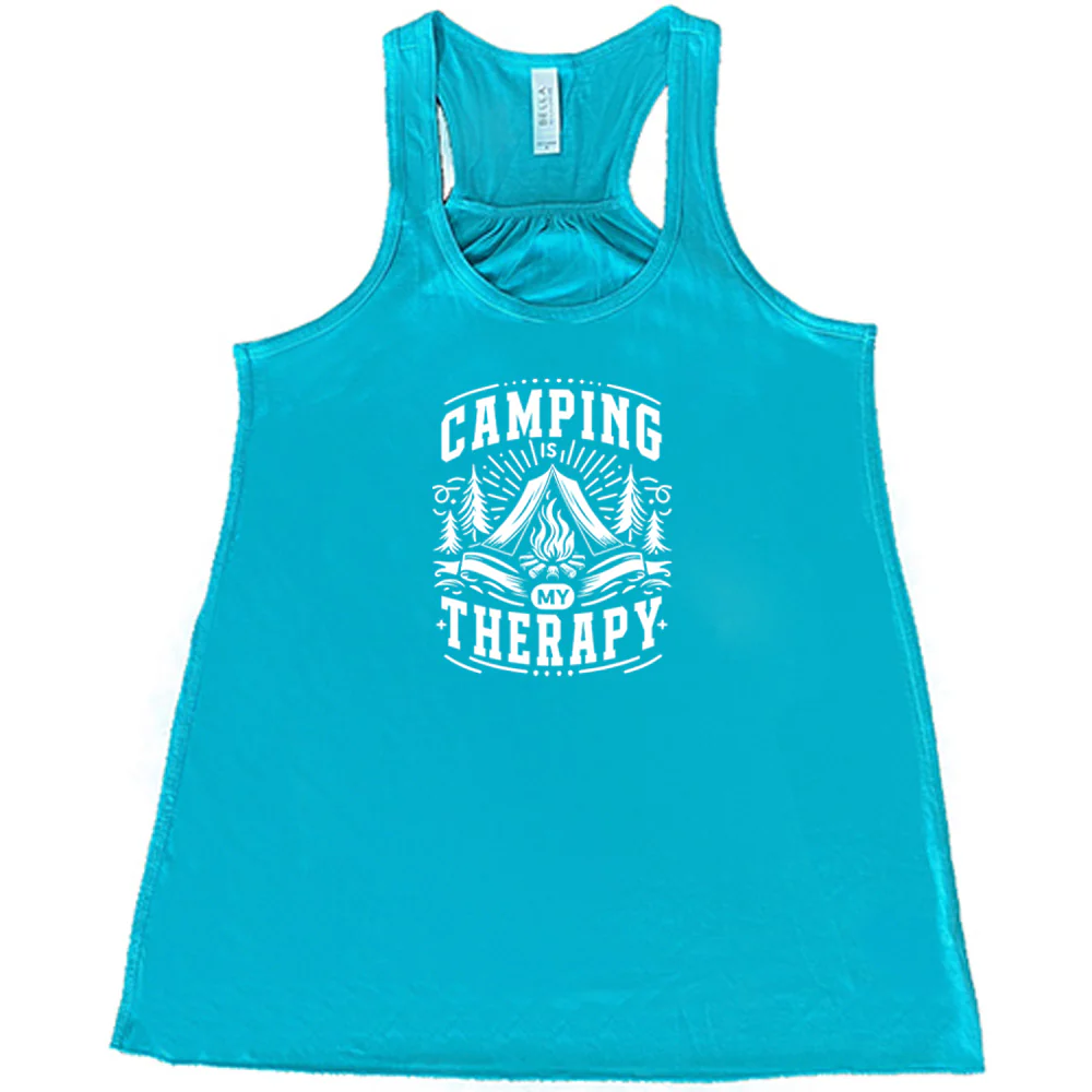 Camping Is My Therapy Shirt - Image 6