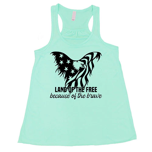 Land Of The Free Because Of The Brave Shirt - Image 4