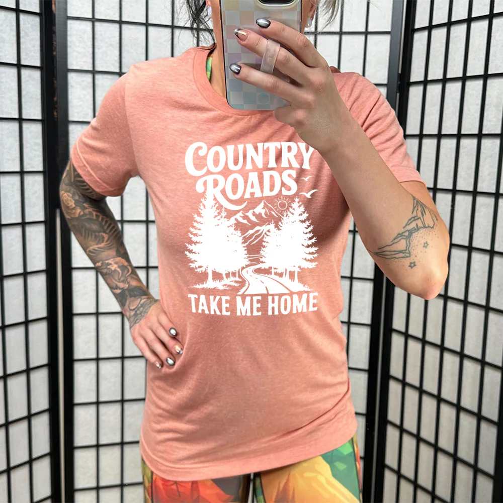 Country Roads Take Me Home Shirt Unisex - Image 11