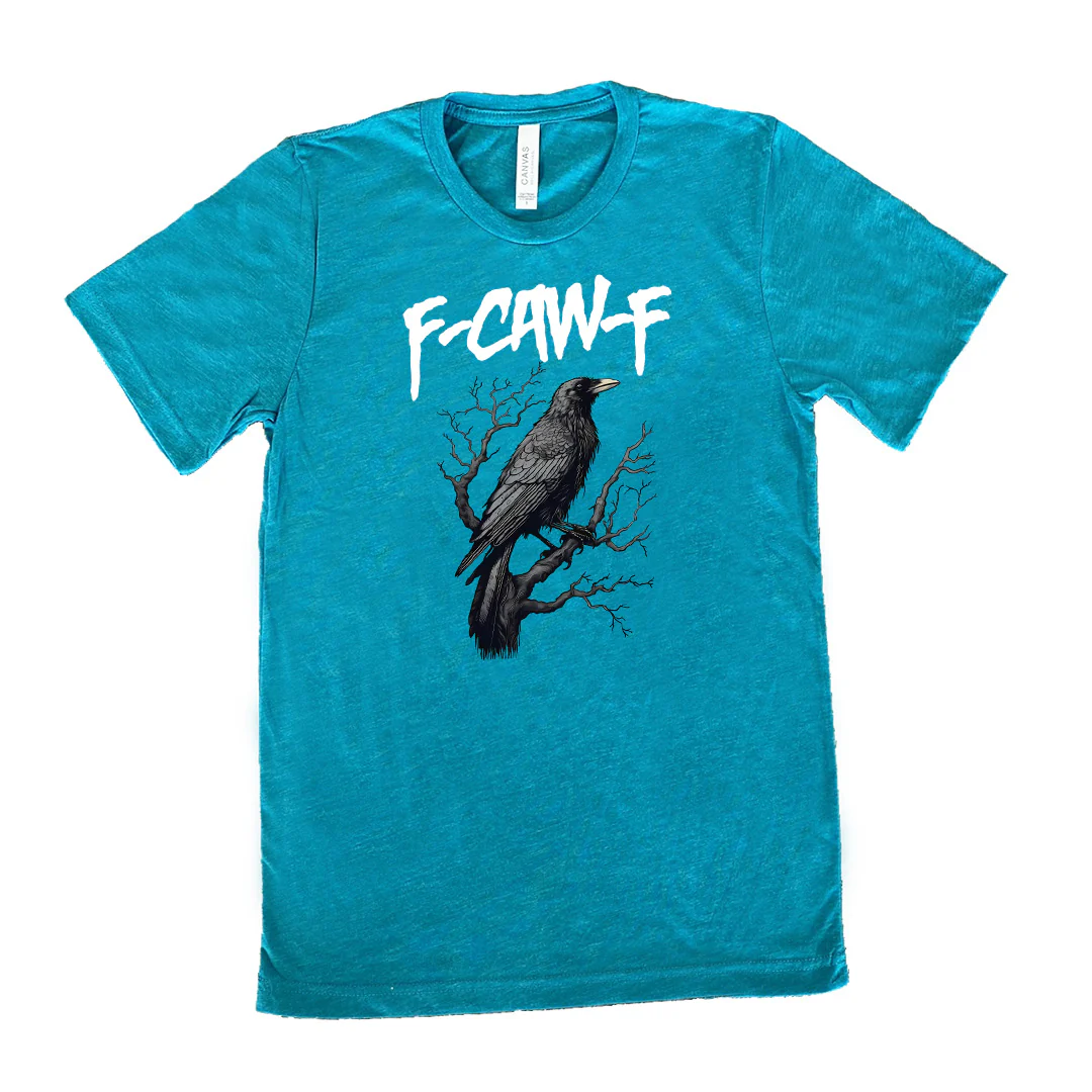 Crow "F-Caw-F" (f off) Shirt Unisex - Image 10