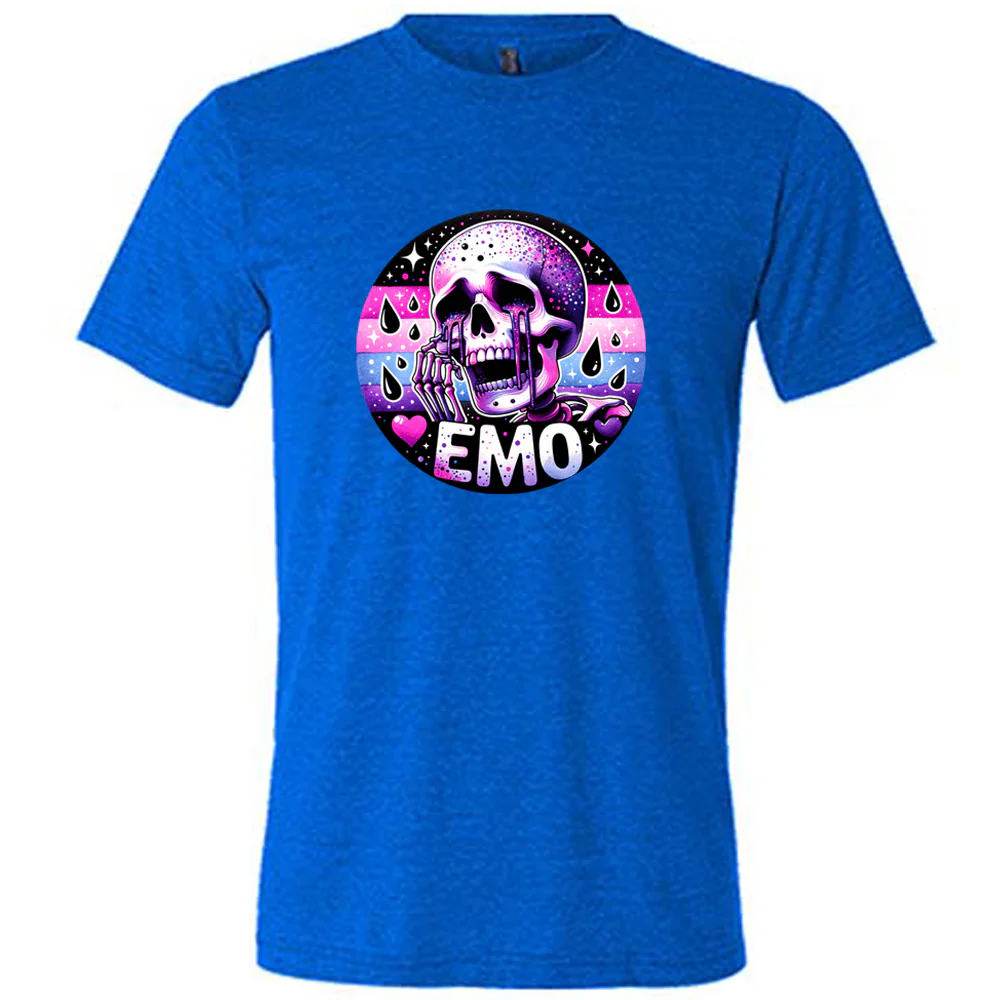 Emo Skull Shirt Unisex - Image 5