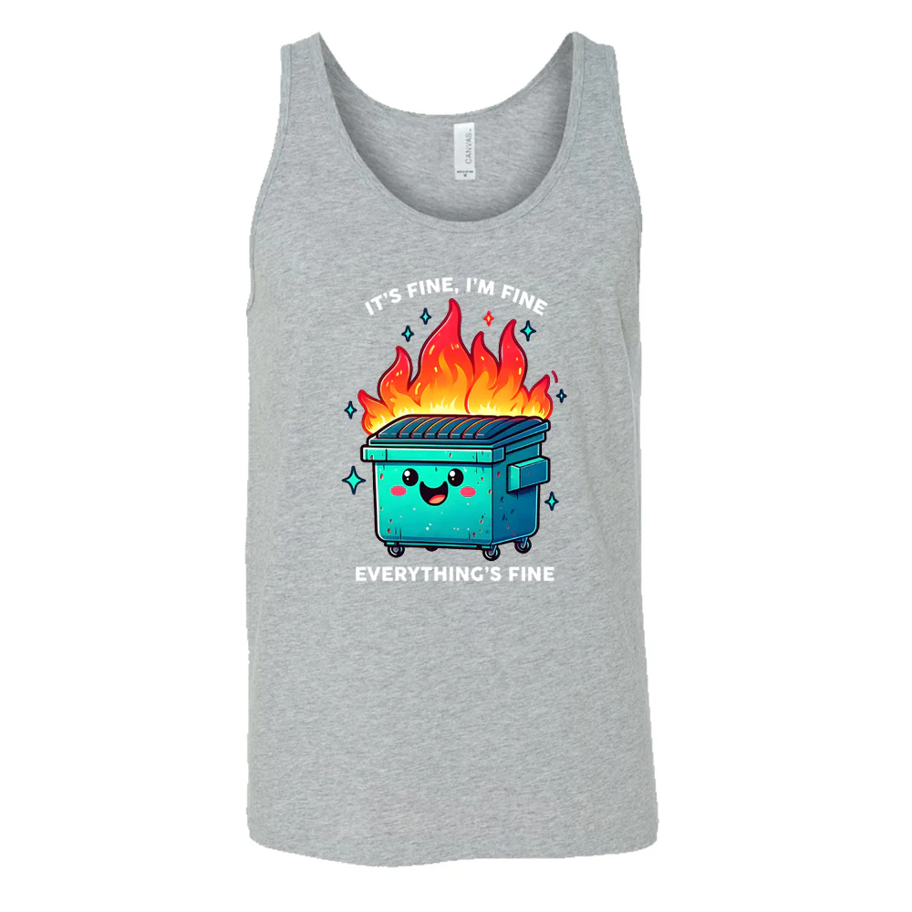 Everything's Fine Dumpster Fire Shirt Unisex - Image 8