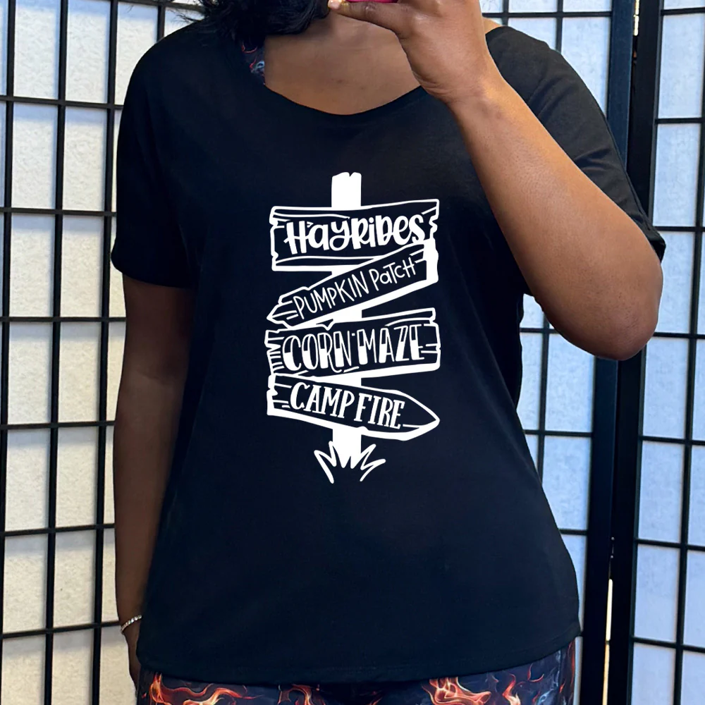 Fall Activities Signpost | Slouchy Tee