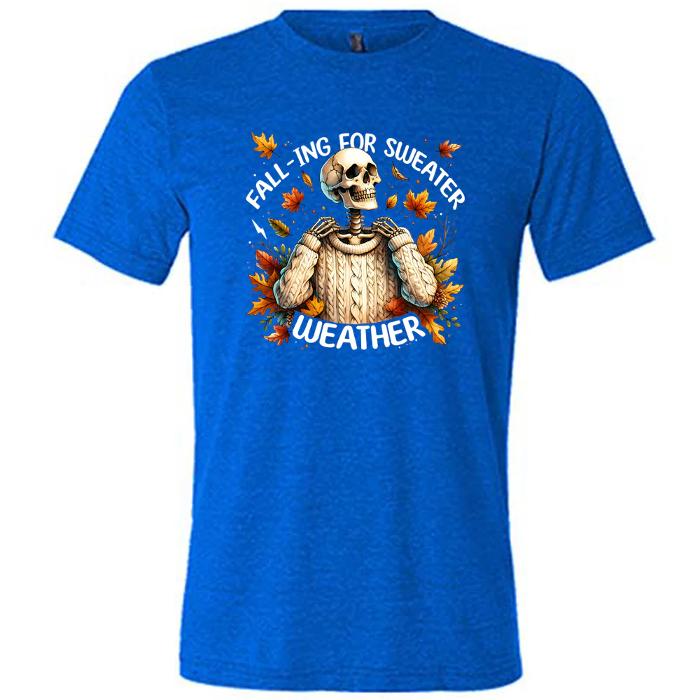 Fall-ing For Sweater Weather Shirt Unisex - Image 3