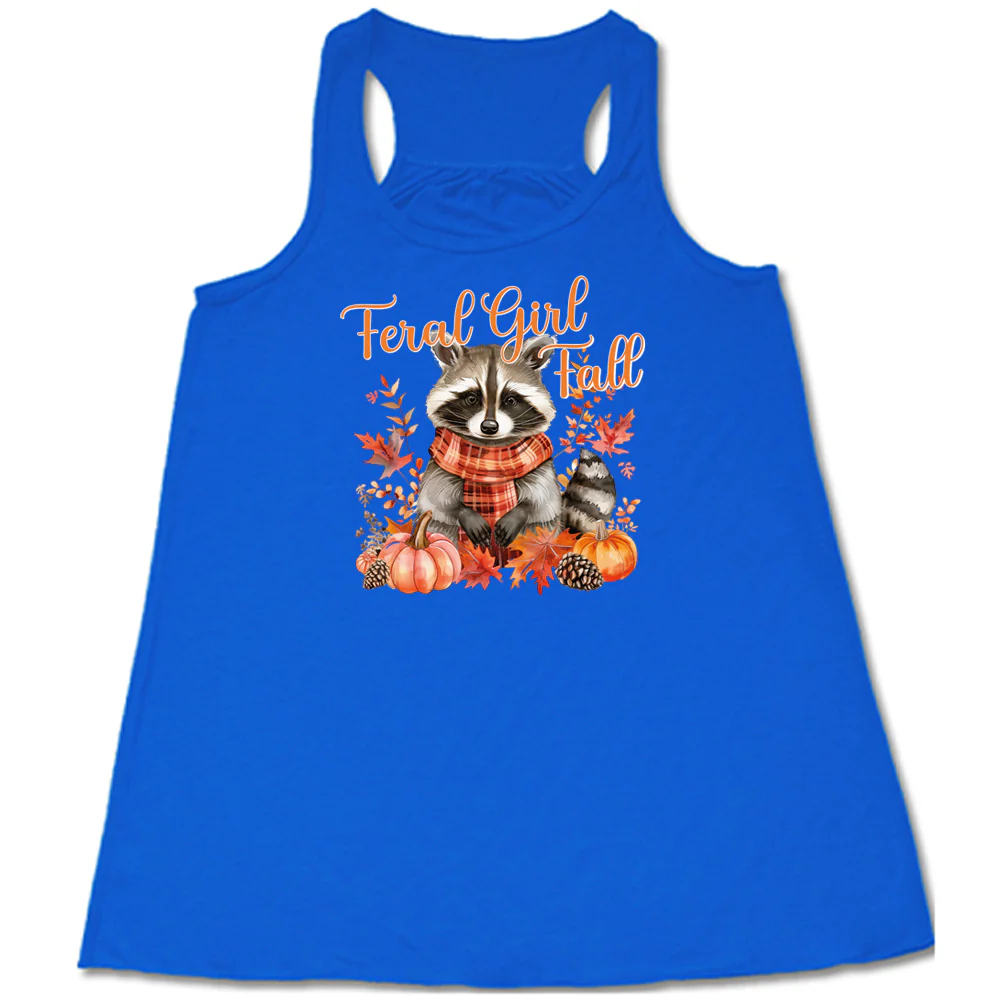 Feral Girl Fall Raccoon Shirt - Image 5