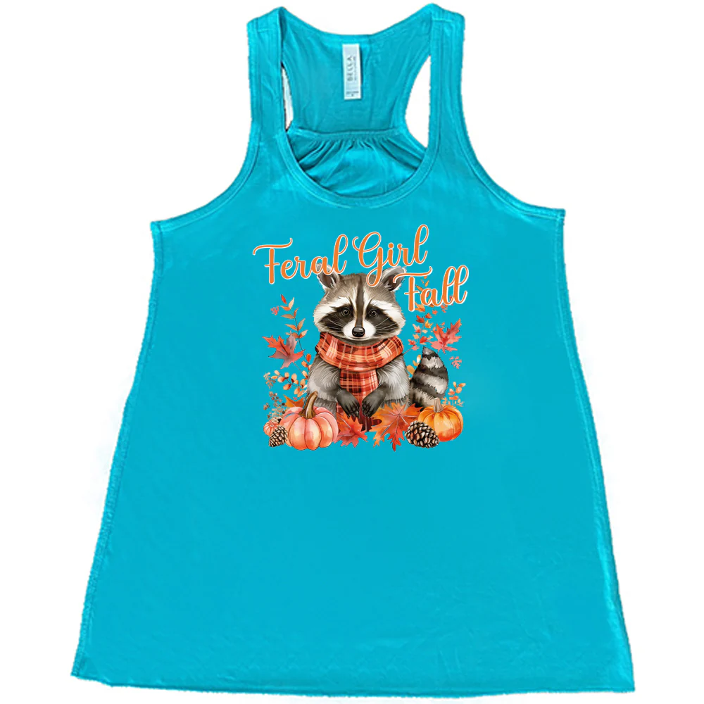 Feral Girl Fall Raccoon Shirt - Image 7