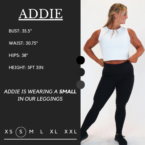 Fleece Lined Leggings | Black - Image 7