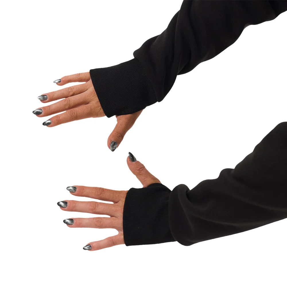 Fleece Zip Up | Black - Image 3