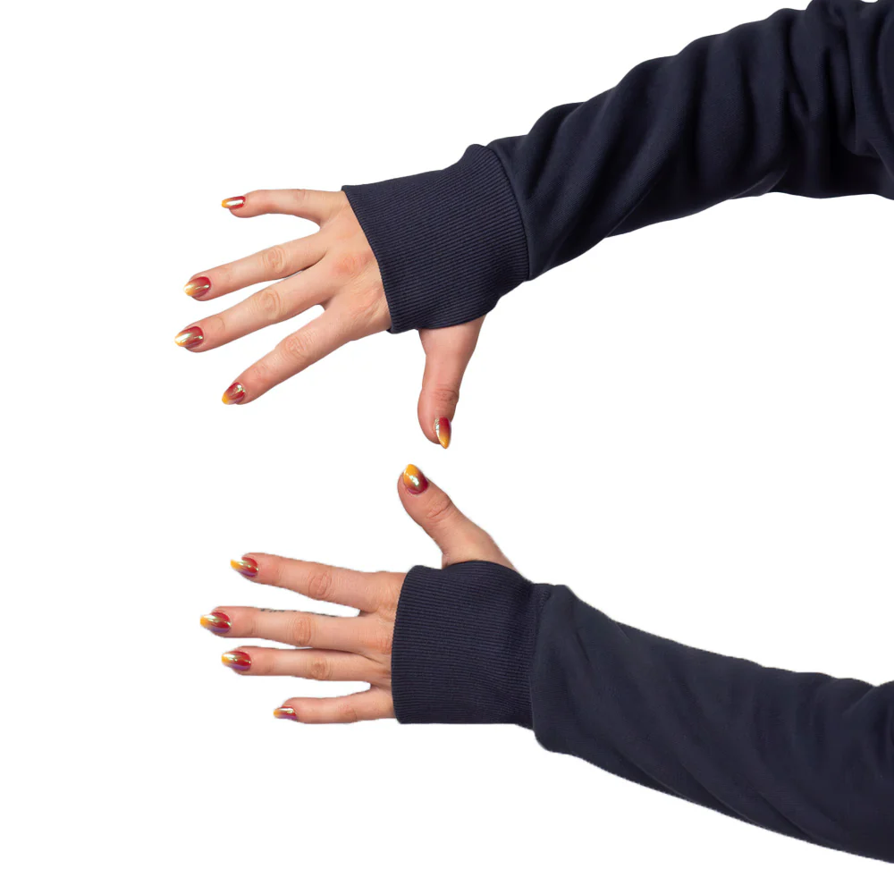 Fleece Zip Up | Navy - Image 3