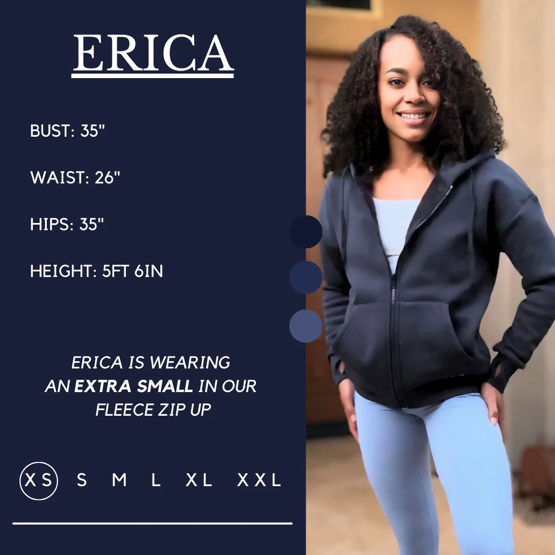 Fleece Zip Up | Navy - Image 7