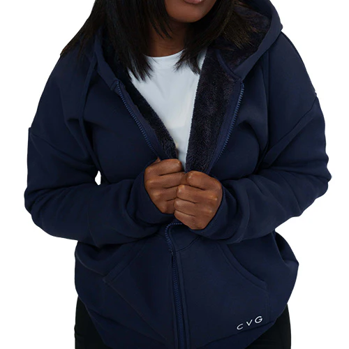 Fleece Zip Up | Navy - Image 9