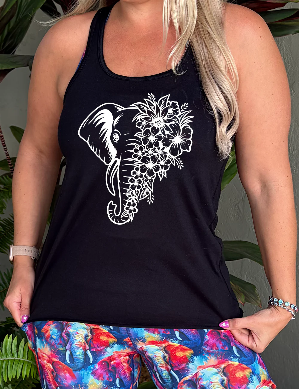 Floral Elephant Shirt