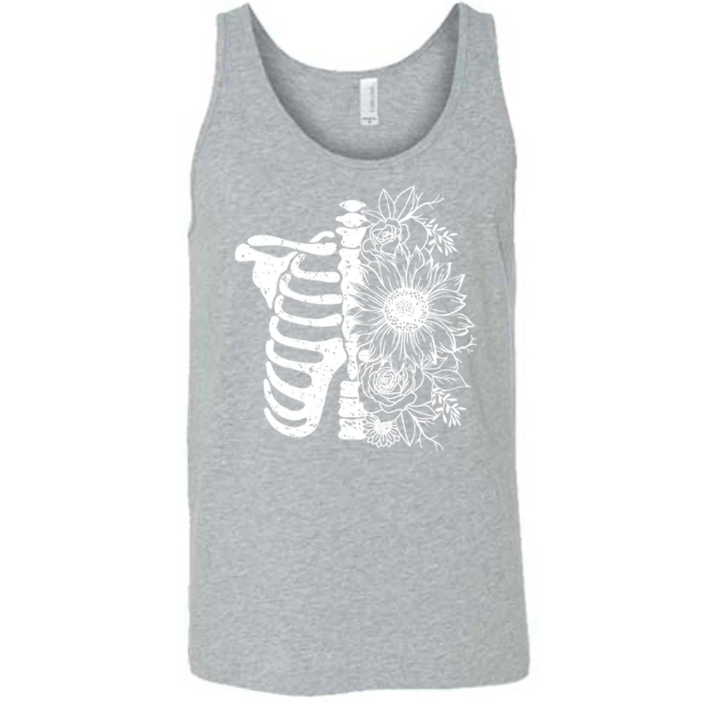 Floral Ribcage Shirt Unisex - Image 6