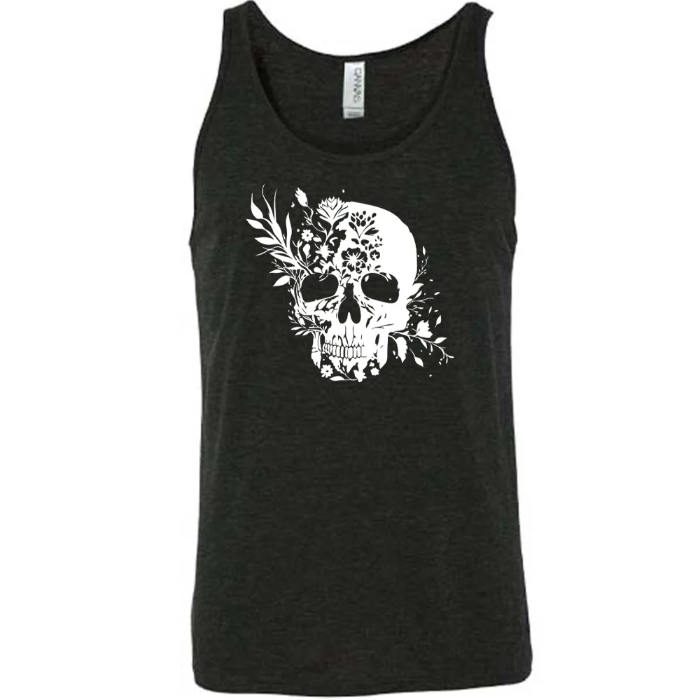 Floral Skull Shirt Unisex - Image 2