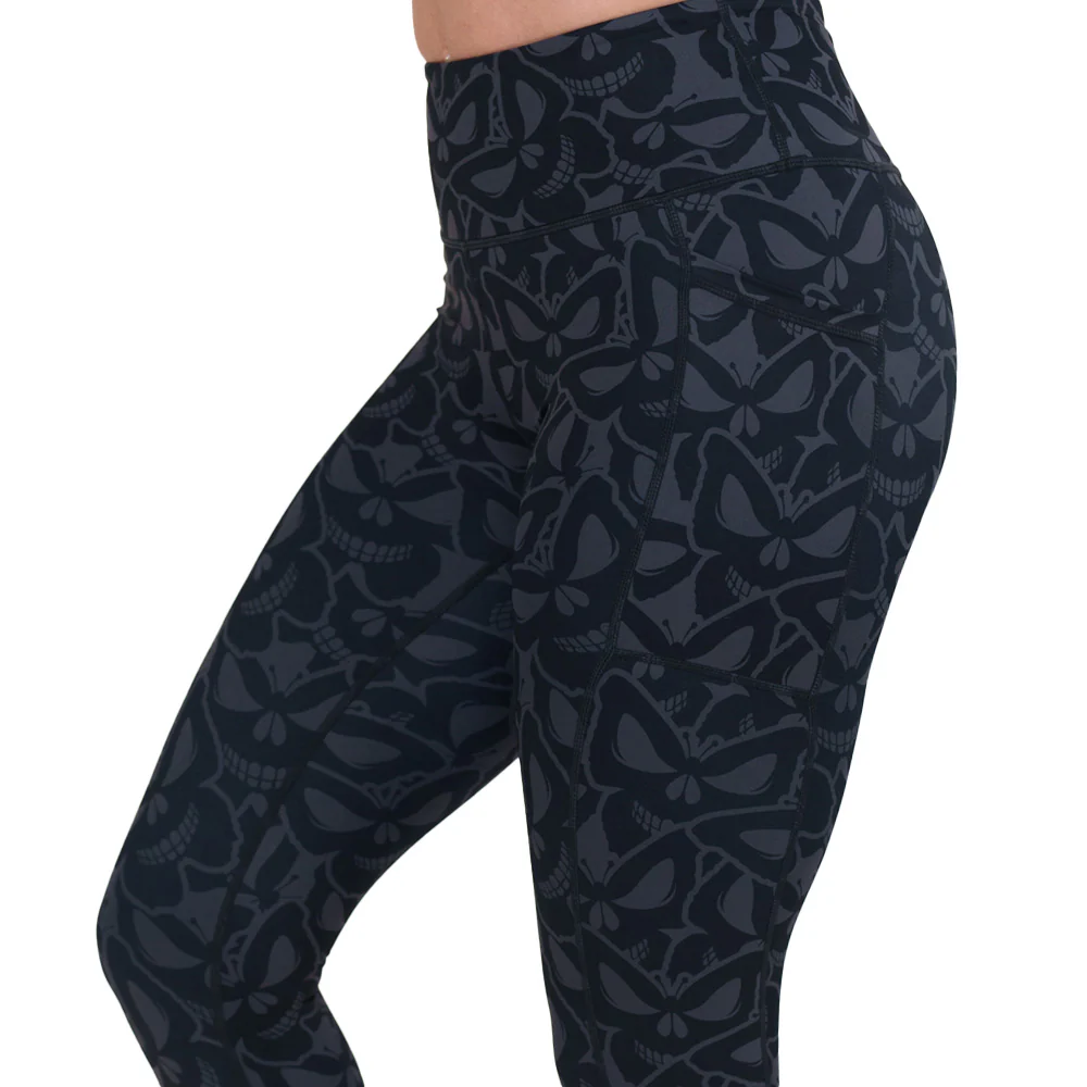 Flutter Skulls Leggings