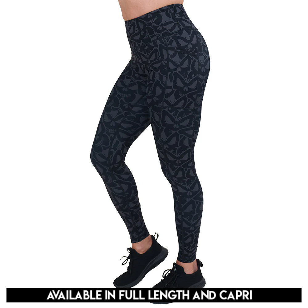 Flutter Skulls Leggings - Image 3