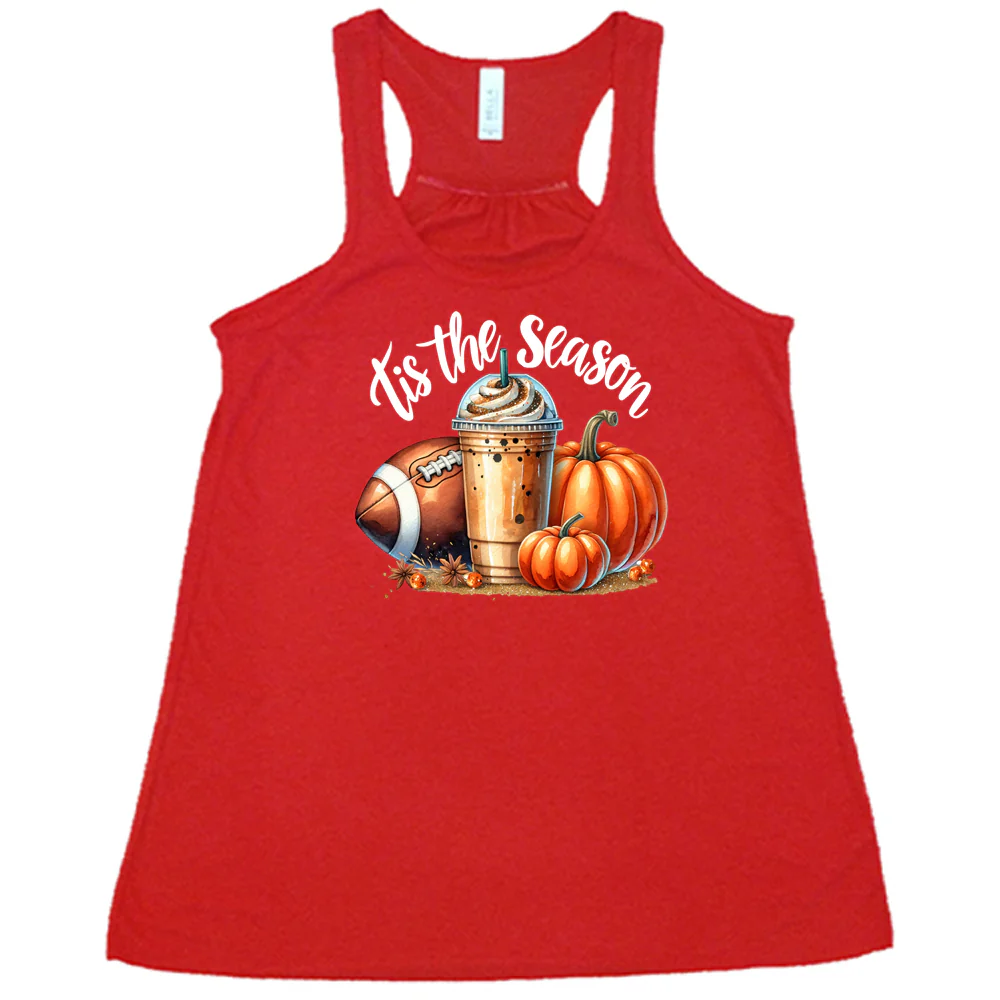Football Coffee Tis The Season Shirt - Image 2