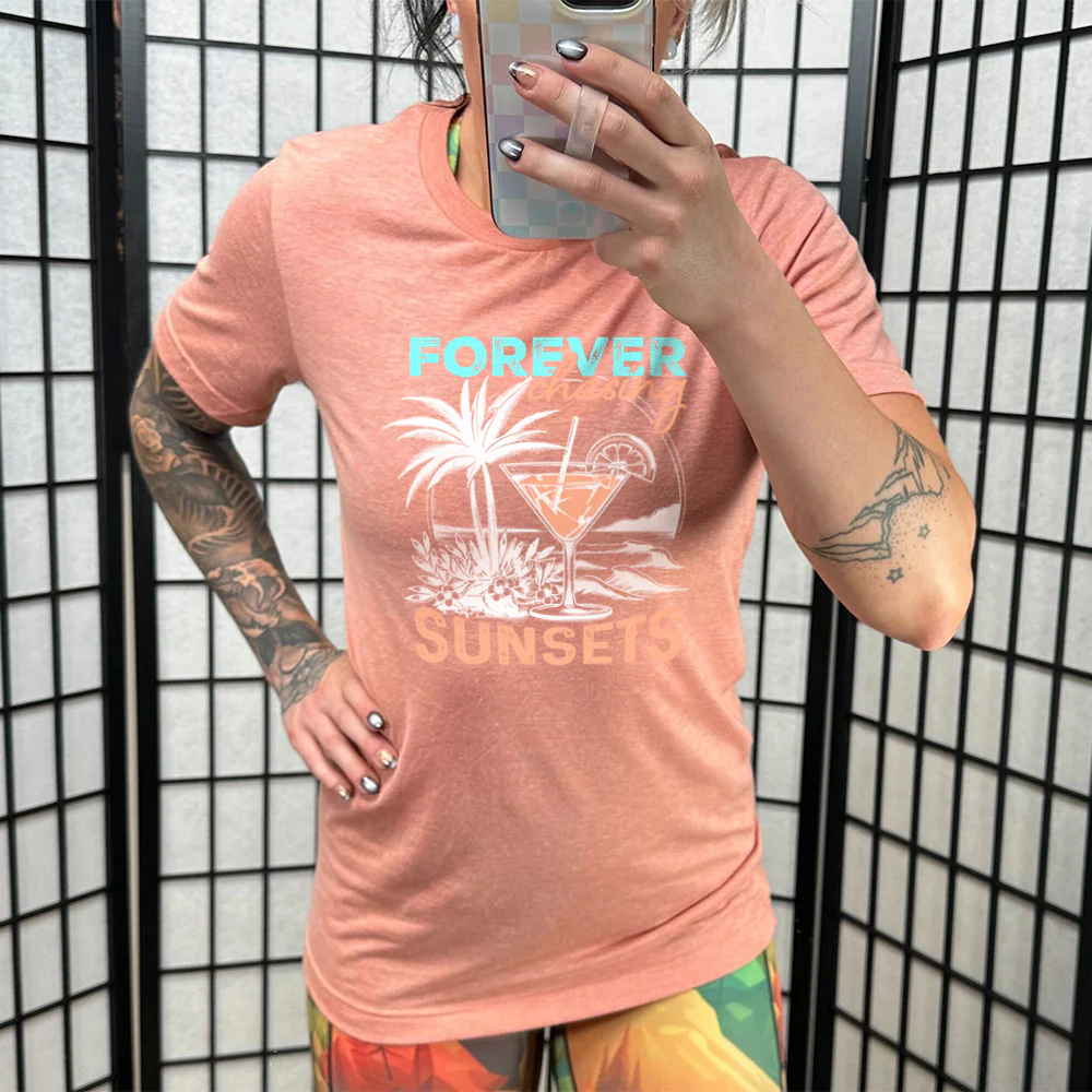 Forever Chasing Sunsets Shirt Unisex - Image 9