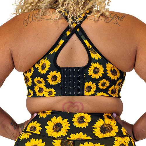 Front Zipper Bra | Sunflower - Image 4