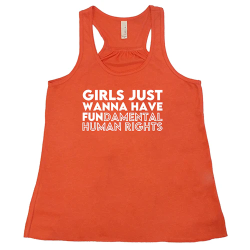 Girls Just Wanna Have Fundamental Human Rights Shirt - Image 3