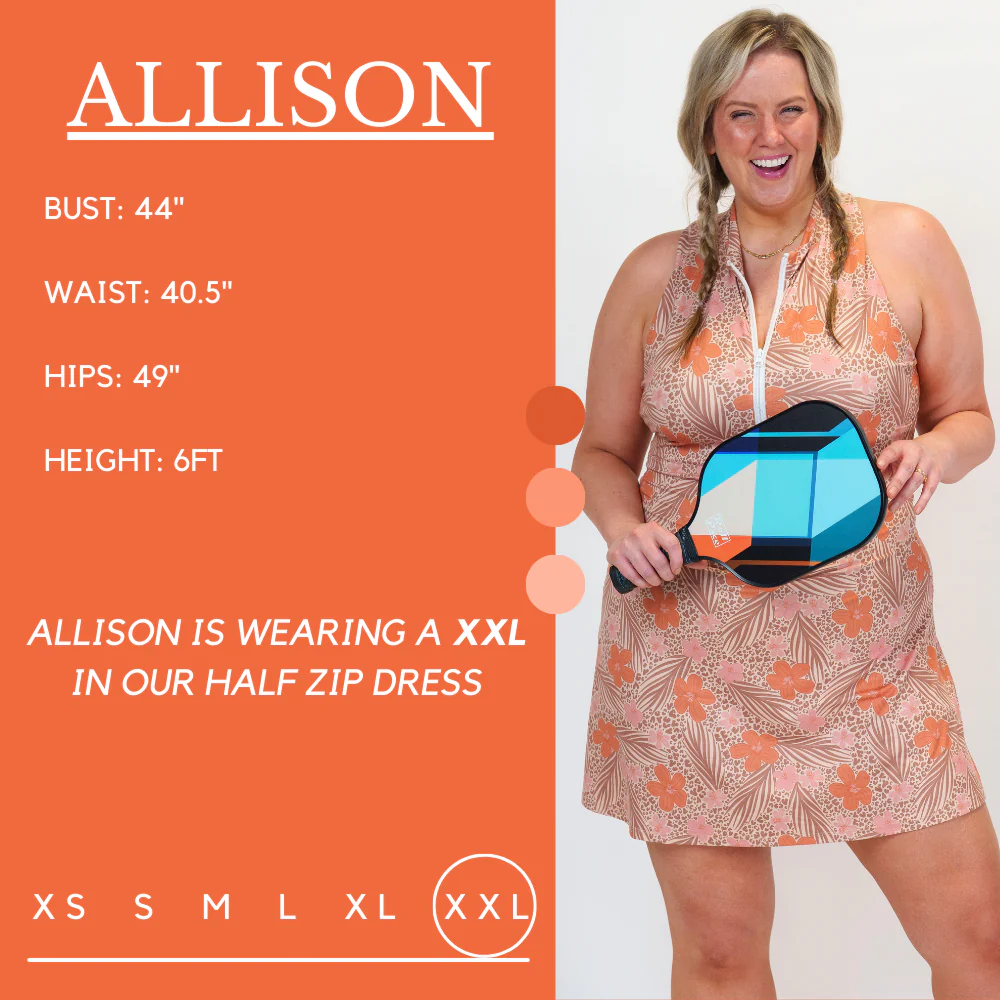 Half Zip Dress | Sunkissed - Image 8