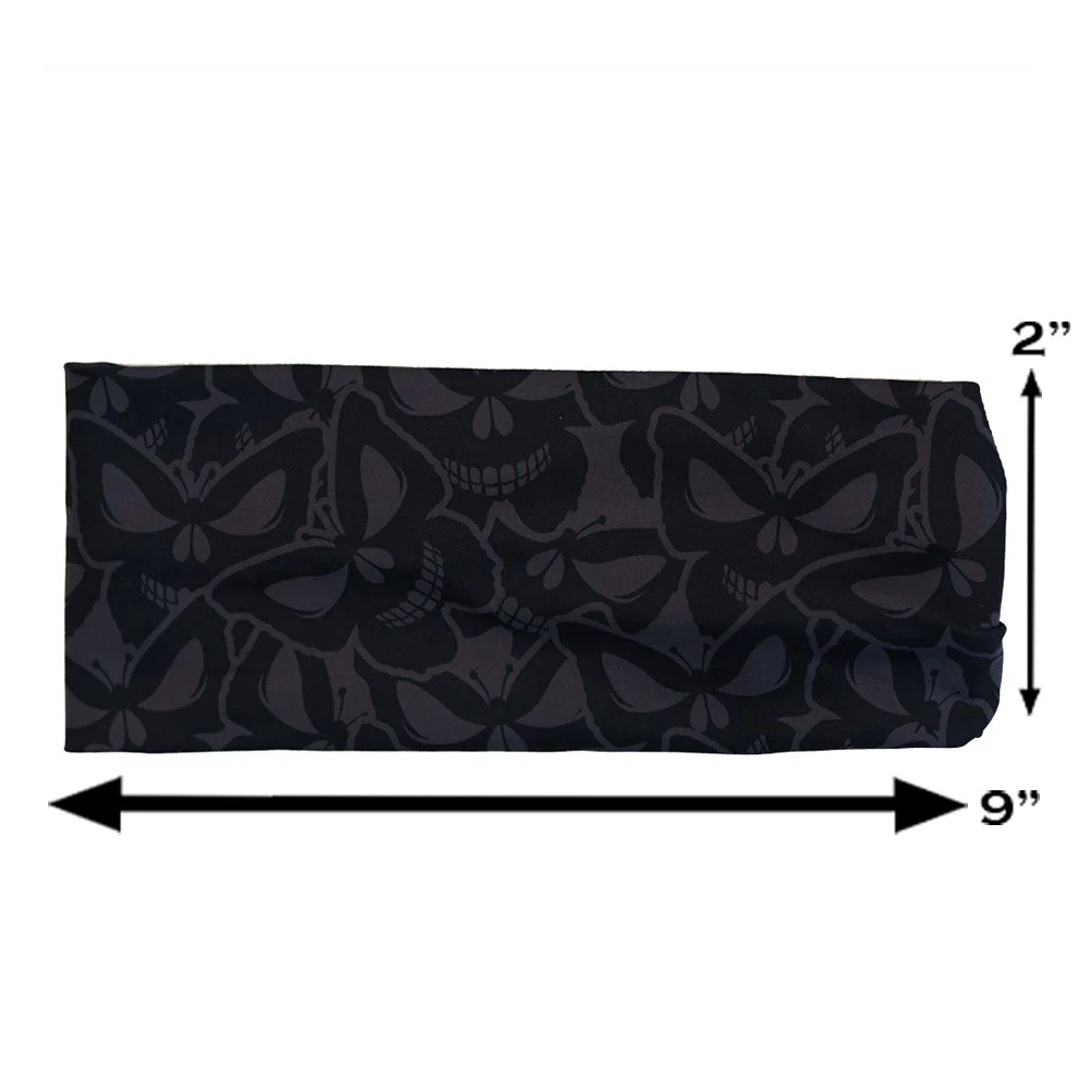 Headband - Flutter Skulls - Image 3