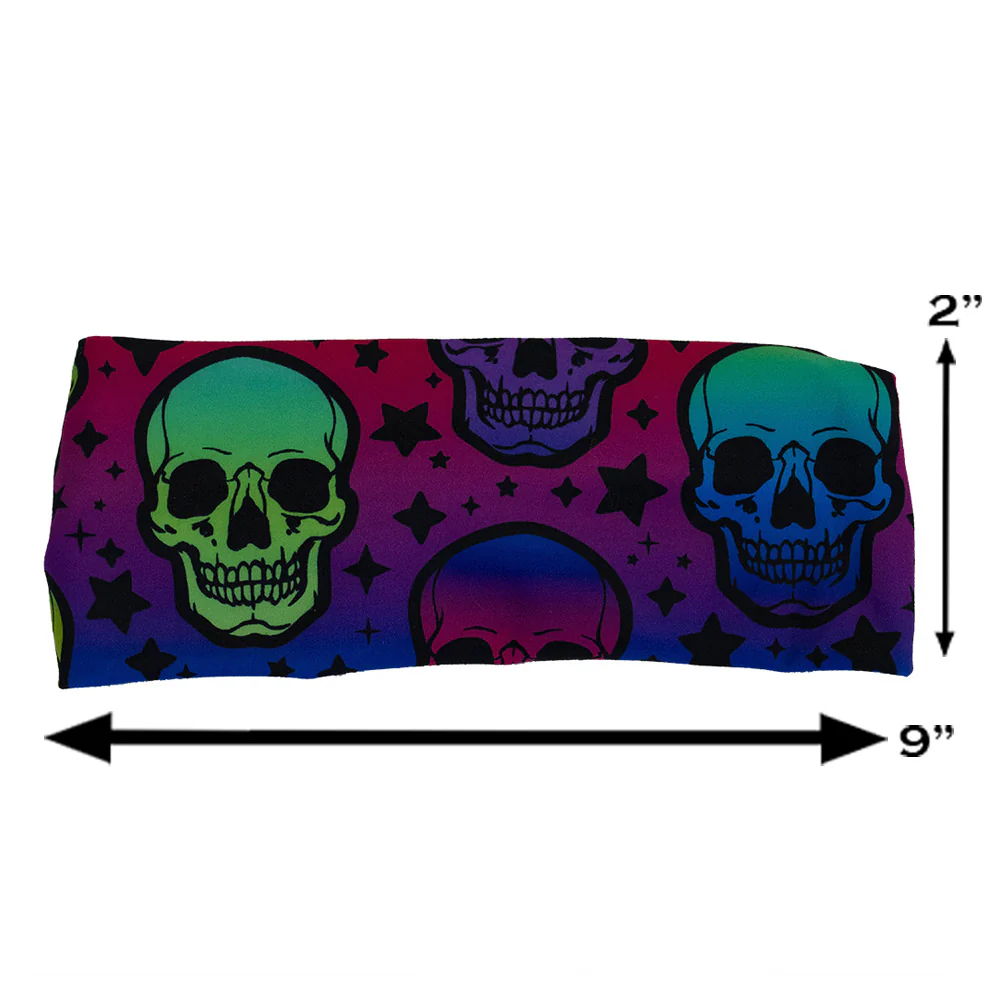 Headband - Psychedelic Skulls - Image 3