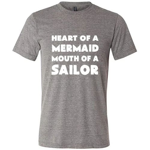 Heart of A Mermaid, Mouth of A Sailor Shirt Unisex - Image 6