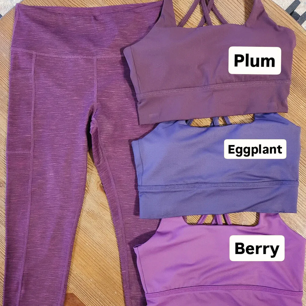 Heather Berry Leggings - Image 3