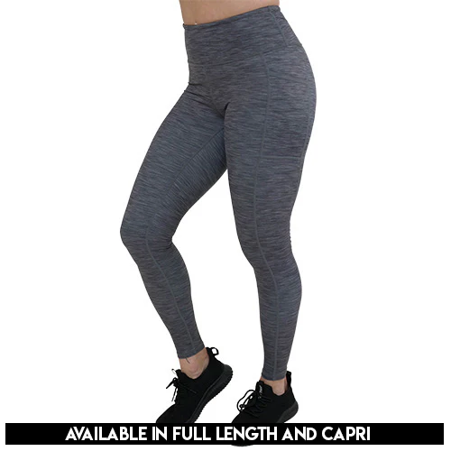 Heather Grey Leggings - Image 3