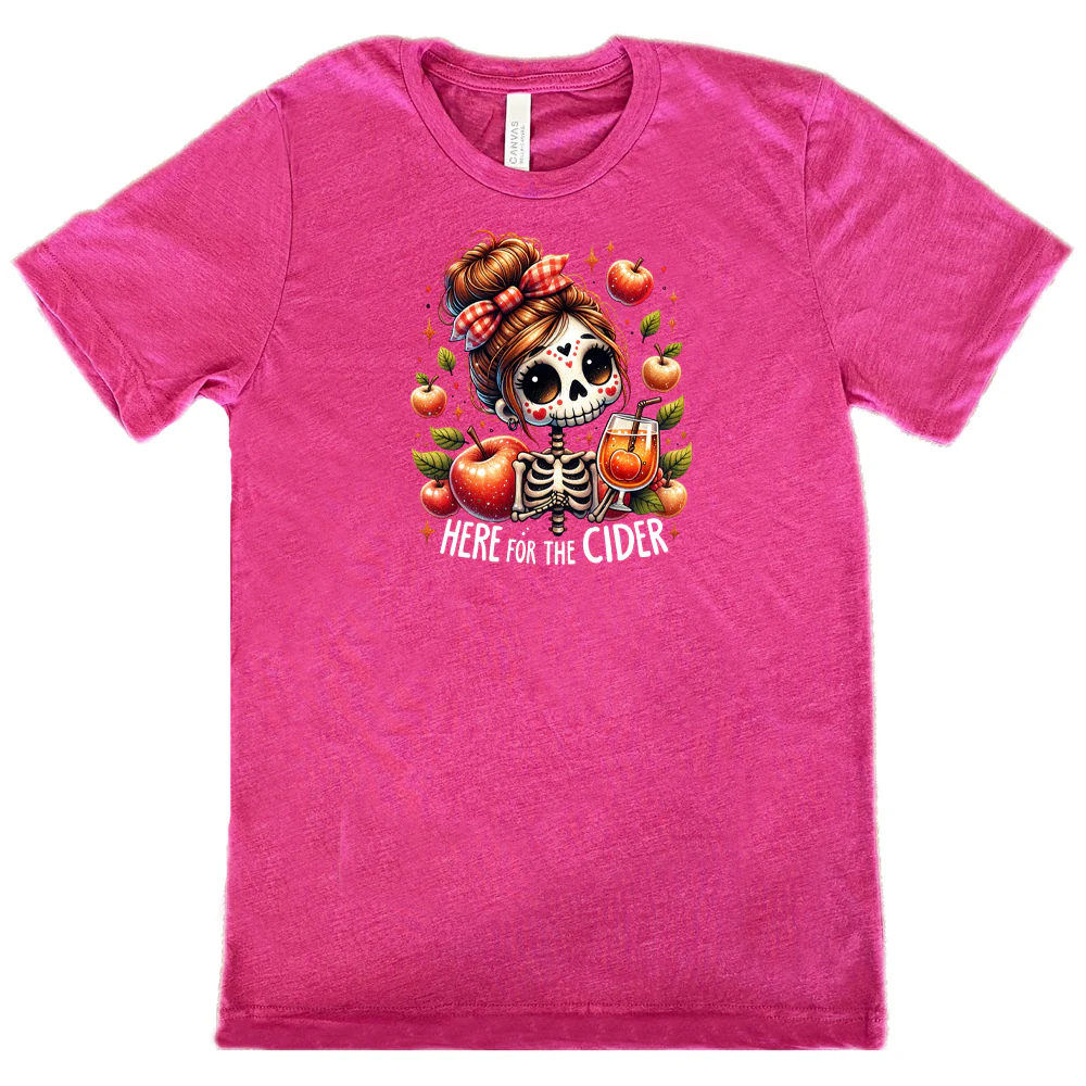 Here For The Cider Shirt Unisex - Image 11