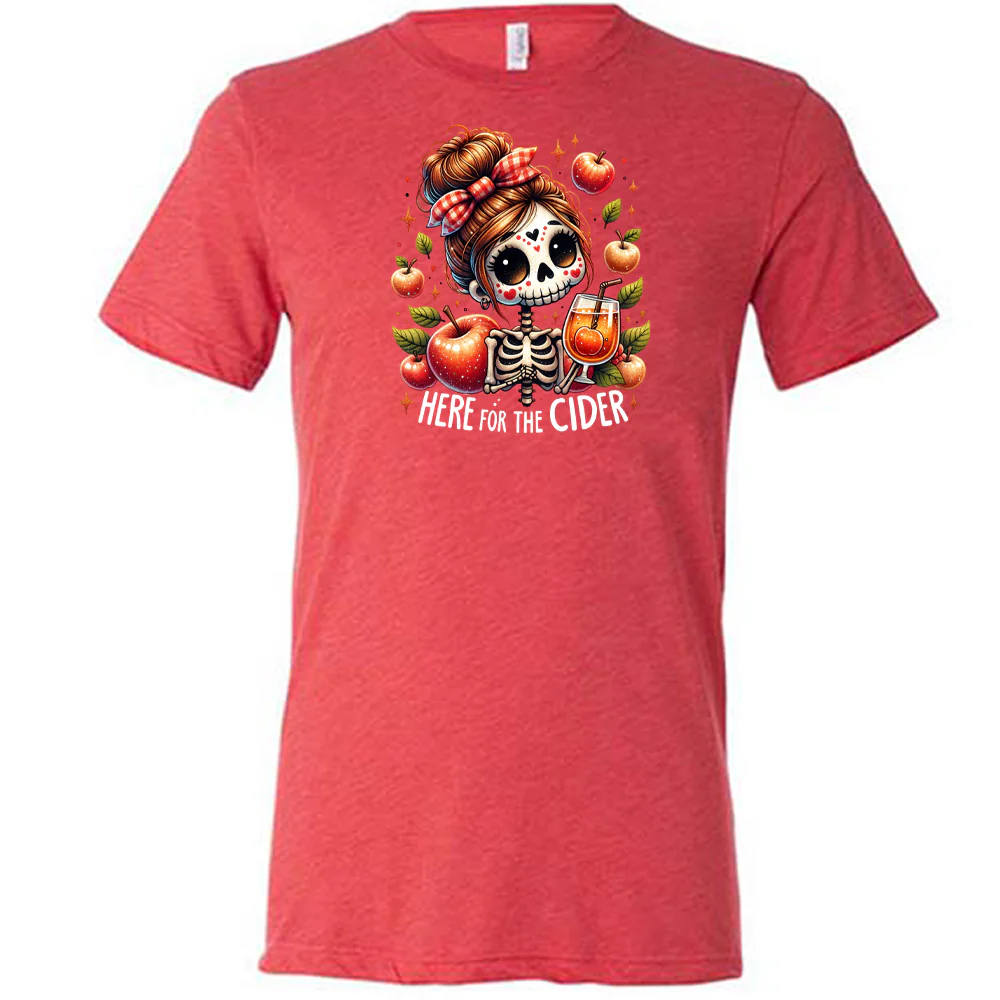 Here For The Cider Shirt Unisex - Image 6