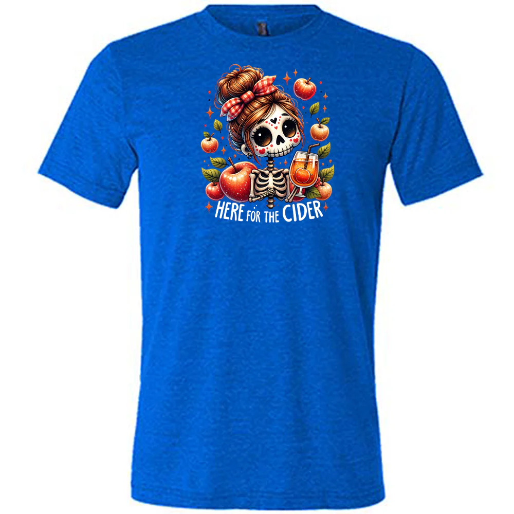 Here For The Cider Shirt Unisex - Image 8