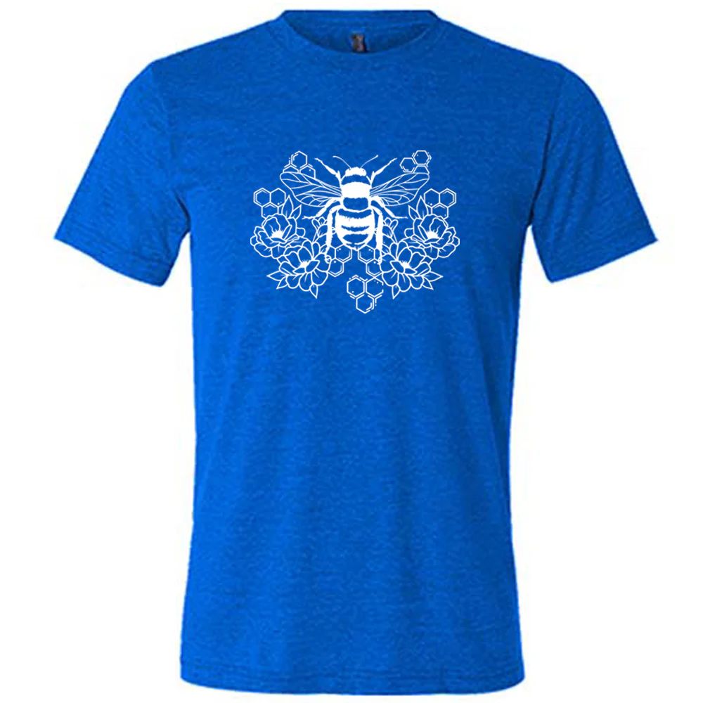 Honeycomb Bee Shirt Unisex - Image 5