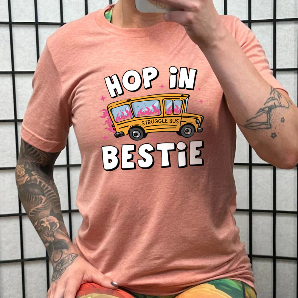 Hop In Bestie Shirt Unisex - Image 10