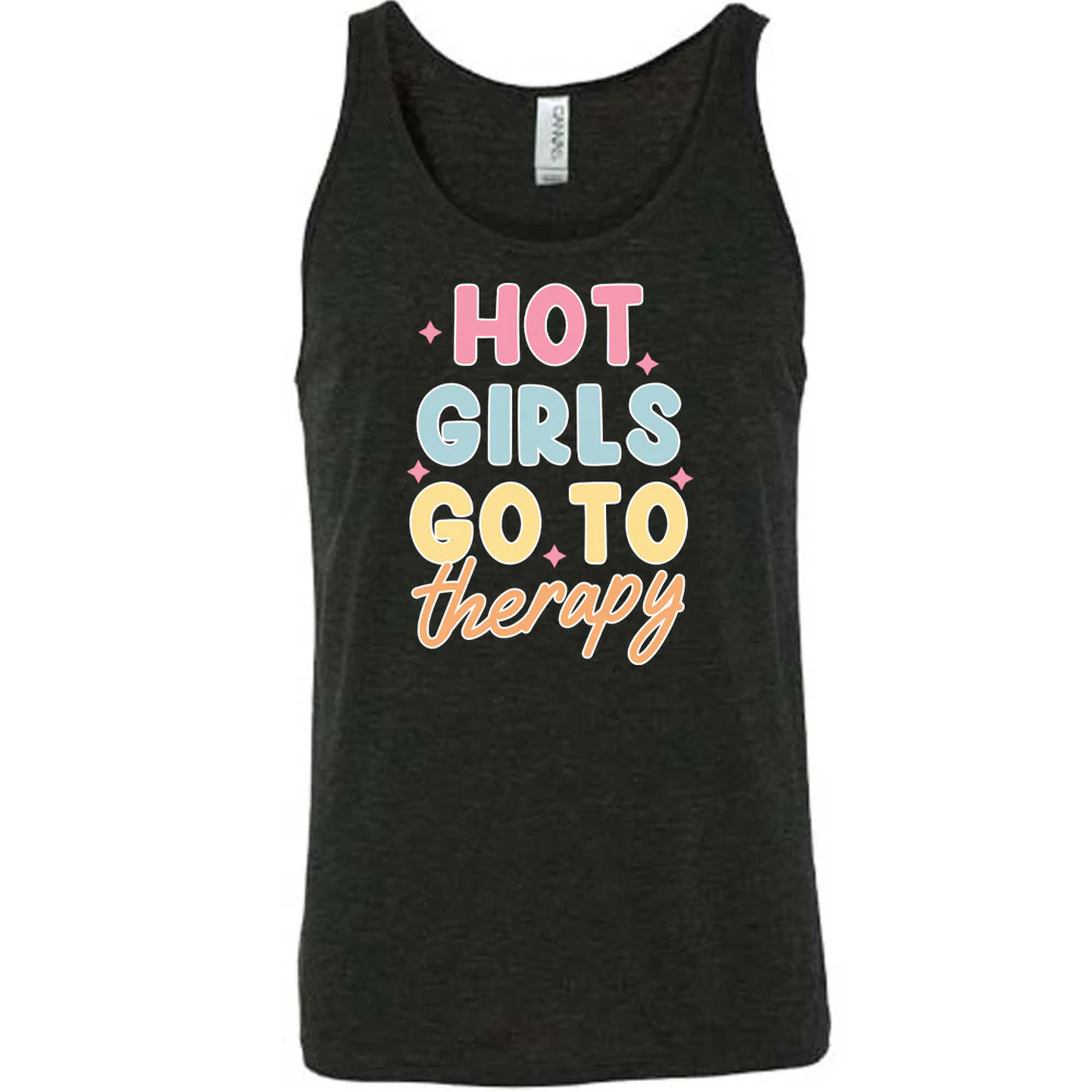 Hot Girls Go To Therapy Shirt Unisex - Image 2