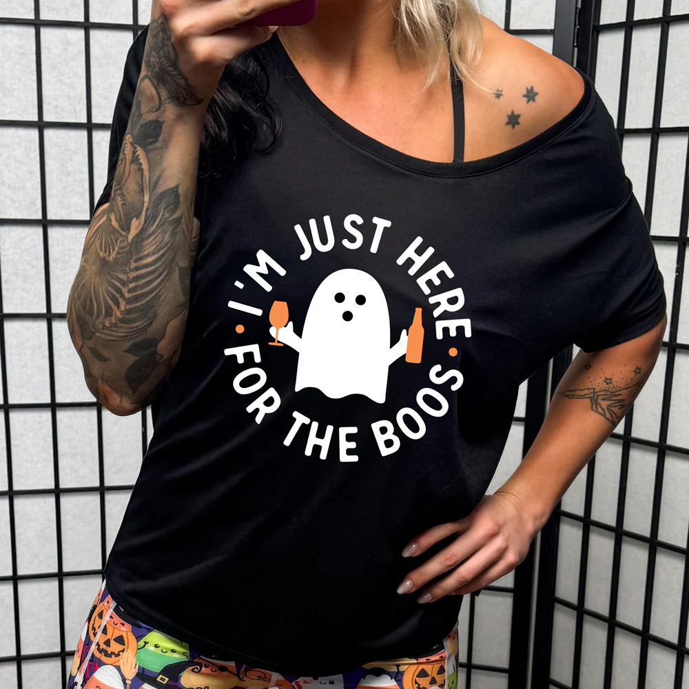 I'm Just Here For The Boos | Slouchy Tee