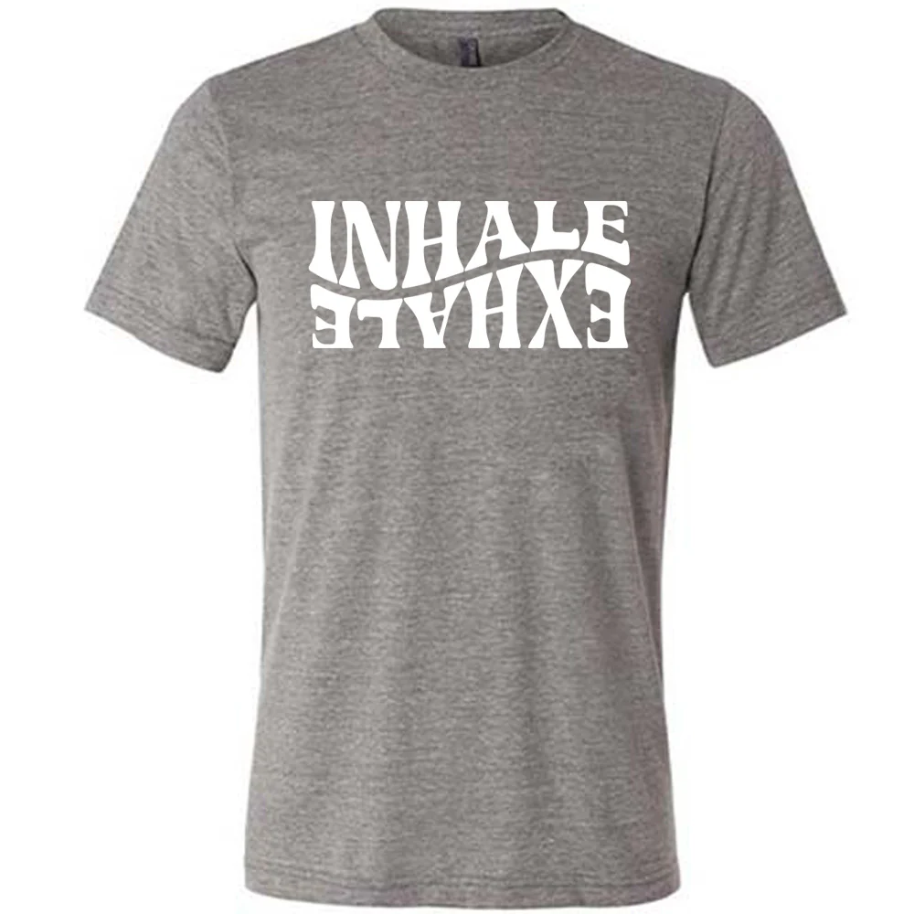 Inhale Exhale Shirt Unisex - Image 7